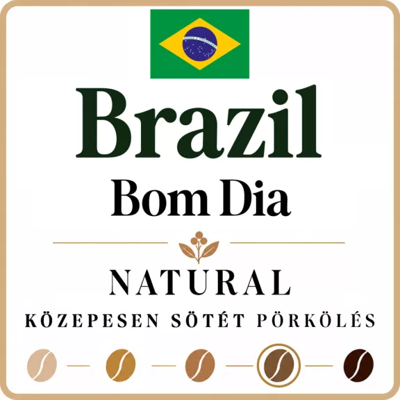 Brazil Bom Dia Signature Roasted Coffee 250g-KS Brazil Bom Dia Signature Roasted Coffee 250g-KS