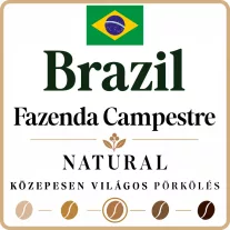   Brazil Fazenda Campestre natural fermented Specialty 88p Pörkölt kávé 1000g-KV