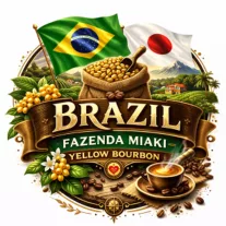   Brazil Fazenda Miaki Yellow Bourbon Roasted Coffee 10*1000g-KS