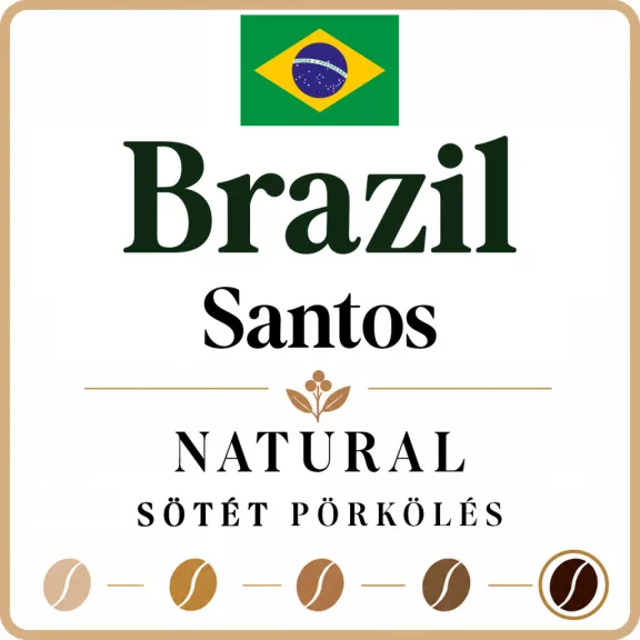 Brazil Santos Roasted Coffee 125g-S Brazil Santos Roasted Coffee 125g-S