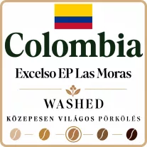   Colombia Excelso EP Las Moras washed Specialty-87p Pörkölt Kávé 1000g-KV