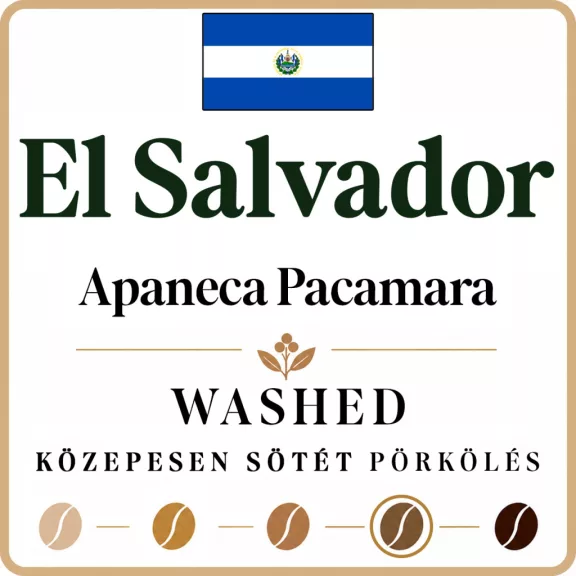El Salvador Apaneca Pacamara washed Specialty 85p Roasted Coffee 500g-KS El Salvador Apaneca Pacamara washed Specialty 85p Roasted Coffee 500g-KS