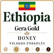   Ethiopia Gera Gold honey Specialty-91p Pörkölt kávé 1000g-V