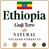   Ethiopia Guji Tero natural Specialty-84p Pörkölt kávé 1000g-V