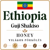  Ethiopia Guji Shakiso honey Specialty-89,5p Pörkölt kávé 1000g-V