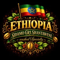  Ethiopia Sidamo GR1 Shantawene washed Specialty-85,5p Pörkölt kávé 500g-V