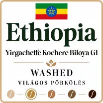 Ethiopia washed Yirgacheffe Konga G1 Roasted Coffee 500g-V