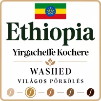 Ethiopia washed Yirgacheffe Kochere Roasted Coffee 500g-V