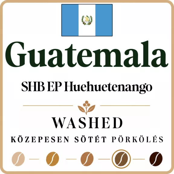 Guatemala SHB EP Huehuetenango Specialty 84p Roasted Coffee 250g-KS Guatemala SHB EP Huehuetenango Specialty 84p Roasted Coffee 250g-KS