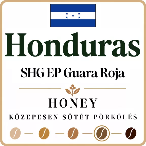 Honduras SHG EP Guara Roja Red Honey Specialty 84p Roasted Coffee 250g-KS Honduras SHG EP Guara Roja Red Honey Specialty 84p Roasted Coffee 250g-KS