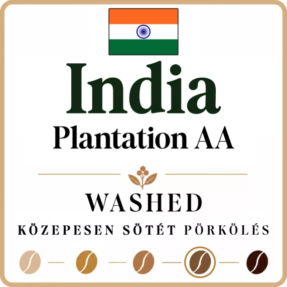 India Plantation AA Roasted Coffee 500g-KS India Plantation AA Roasted Coffee 500g-KS