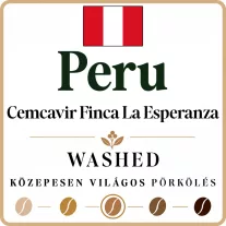  Peru Gr 1 Cemcavir Finca La Esperanza Pörkölt kávé 1000g-KV