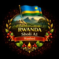 Rwanda Sholi A1 washed Specialty 87p Roasted Coffee 1000g-KV