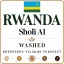Rwanda Sholi A1 washed Specialty 87p Roasted Coffee 1000g-KV