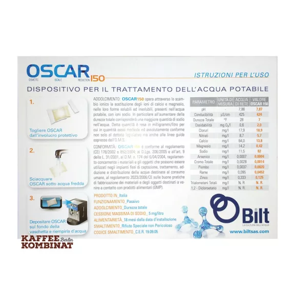 Oscar 200 water softening bag