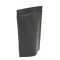 125 gr Zipper+ Valve Coffee Bag- Black Paper  Stand Up Pouches