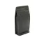 125 gr zipper coffee bag Black with paper Box Bottom
