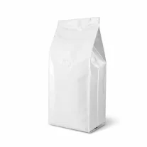 1Kg Valve Side Gusset Coffee Bag White