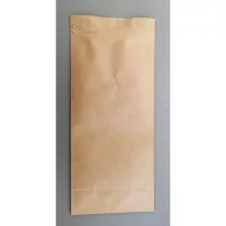 1kg Zipper + Valve Box Bottom Coffee Bag-Natural Paper
