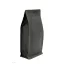 1kg Zipper + Valve Box Bottom Coffee Bag Black