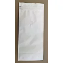 1kg Zipper + Valve Box Bottom Coffee Bag-matt White