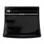 250 gr Diamond Zipper + Valve Coffee bag glossy black