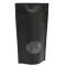 250 gr Zipper -Windowed Coffee Bag Black Paper