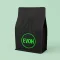 250 gr MF Zipper + Valve Box Bottom coffee bag Natural Black EVOH