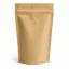 250 gr Zipper+ Valve Coffee Bag -Natural Paper Stand up Pouch