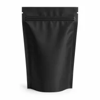 500 gr Zipper Coffee Bag-Matt Black