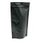 500 gr Zipper+ Valve Coffee Bag--Matt Black Stand Up Pouches