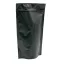 500 gr Zipper+ Valve Coffee Bag--Matt Black Stand Up Pouches
